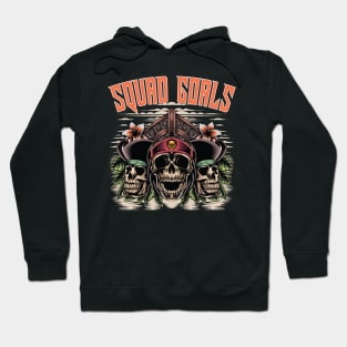 Squad Goals Funny Pirate Lovers Design Hoodie